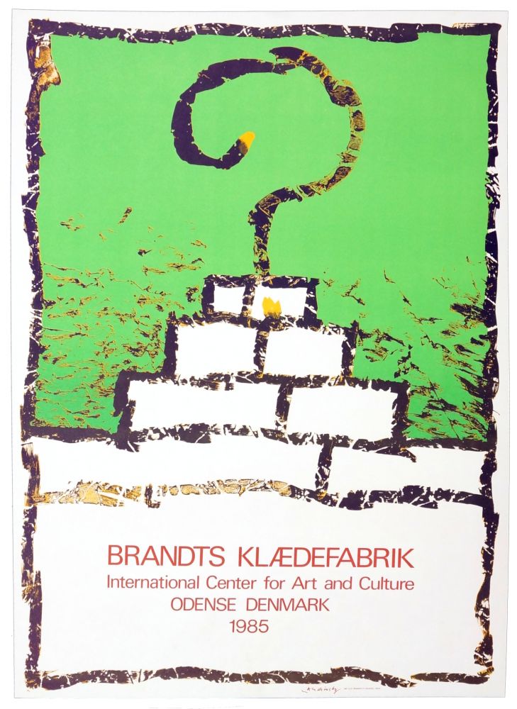 Lithograph Alechinsky - Brandts Klædefabrik