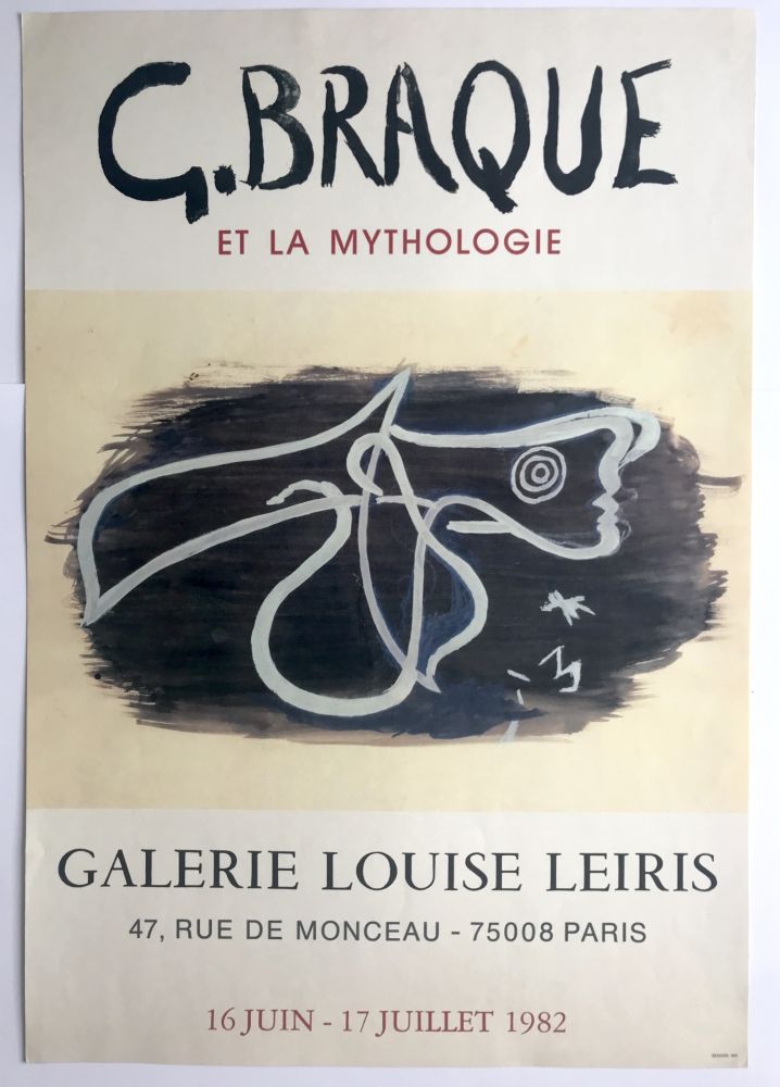 Poster Braque - Braque et la Mythologie / Galerie Louise Leiris