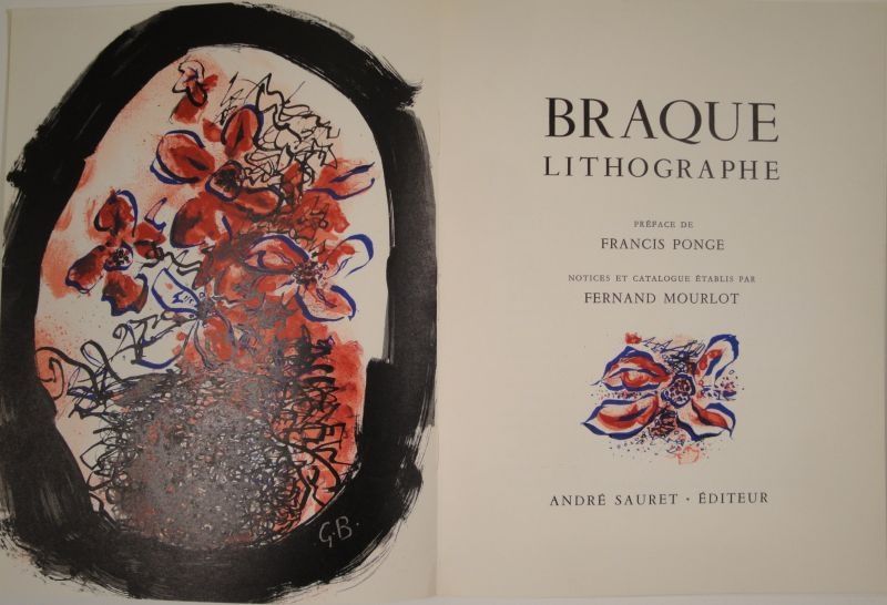 Illustrated Book Braque - Braque Lithographe