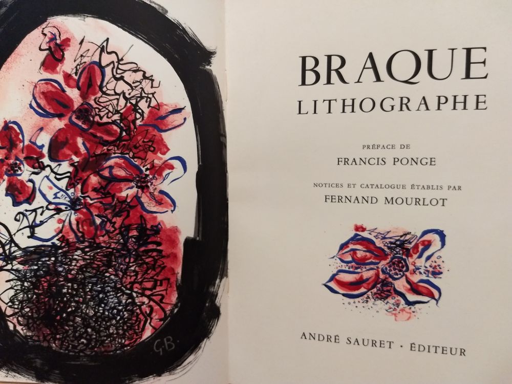 Illustrated Book Braque - Braque Lithographie