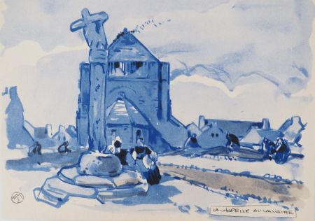 Poster Méheut - Bretagne, La Chapelle au Calvaire, c