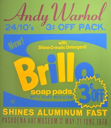 Screenprint Warhol - Brillo