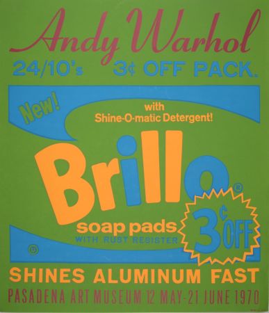Screenprint Warhol - Brillo, 1970 - For iconic Pasadena Museum Exhibition