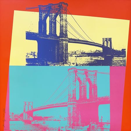 Screenprint Warhol - Brooklyn Bridge, II.290