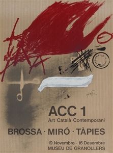 Poster Tàpies - Brossa-Miró Tàpies