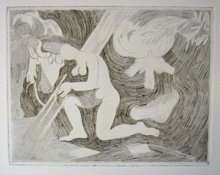 Drypoint Beaudin - Bucoliques 2