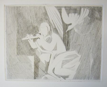 Drypoint Beaudin - Bucoliques 3