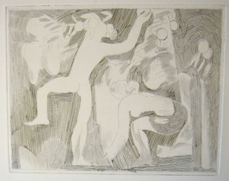 Drypoint Beaudin - Bucoliques 5