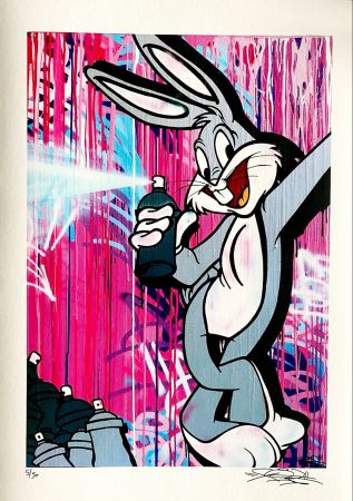 Lithograph Fat - Bugs Bunny