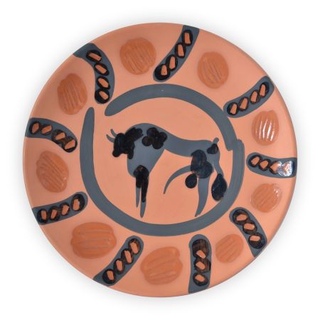 Ceramic Picasso - Bull #392 R529