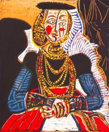 Lithograph Picasso - Buste de Femme