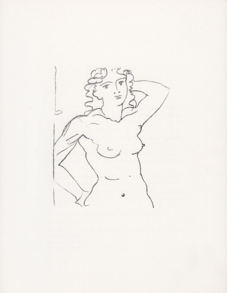 Lithograph Derain - Buste de femme, 1972
