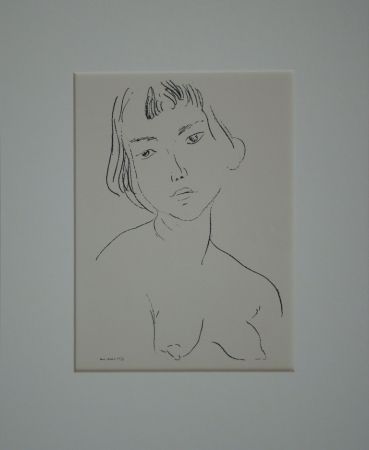 Lithograph Matisse - Buste d'une femme