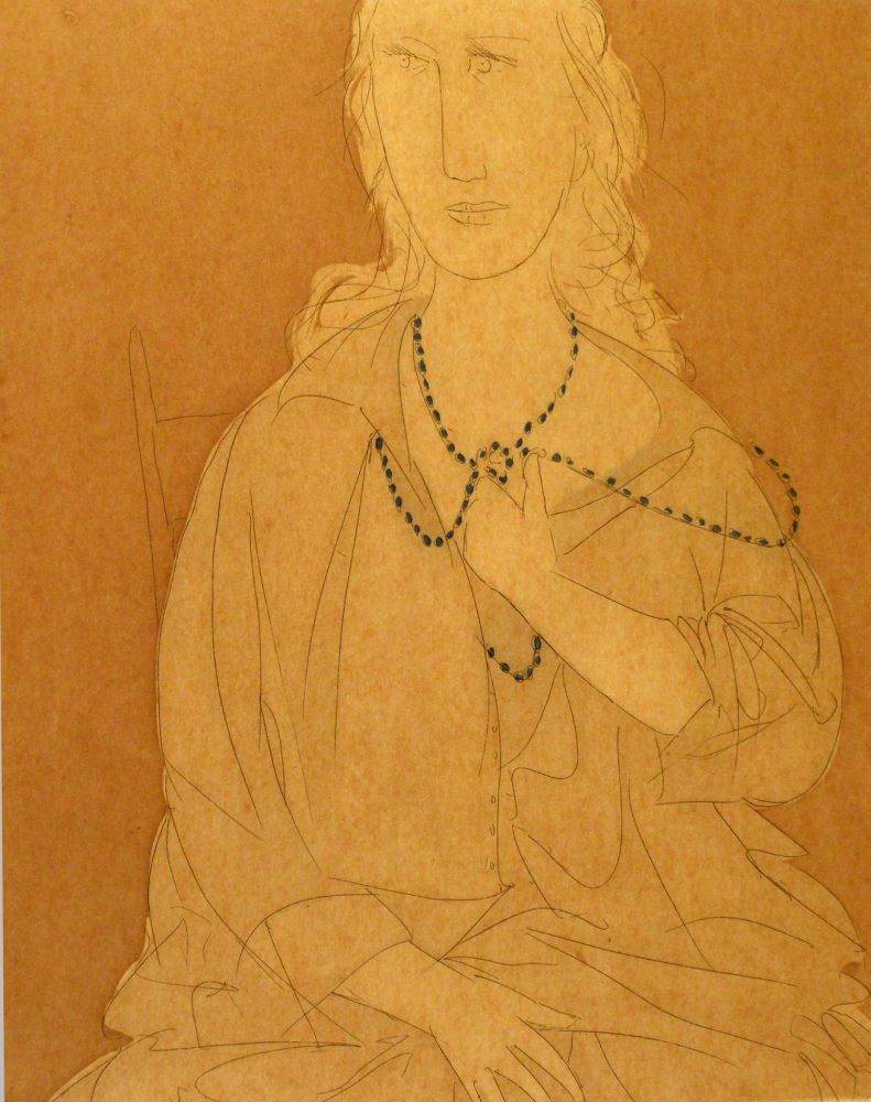 Etching And Aquatint Manzu - Busto di Inge VII