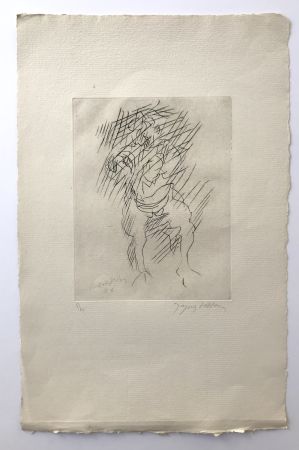 Etching Villon - Bébé debout