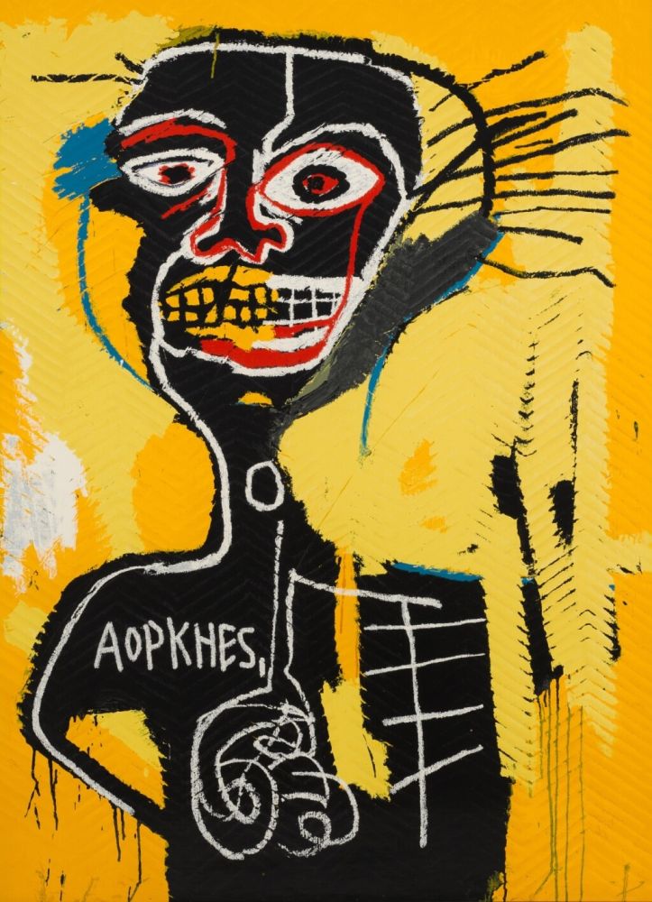 Screenprint Basquiat - Cabeza from Portfolio II