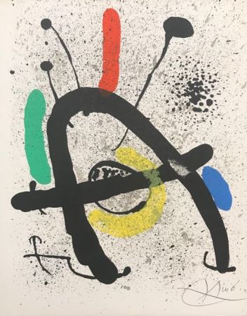 Lithograph Miró - Cahier d'Ombres 