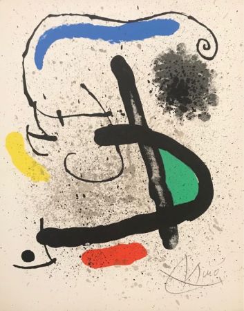 Lithograph Miró - Cahier d'Ombres