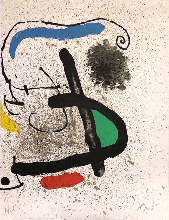 Lithograph Miró - Cahier d'ombres