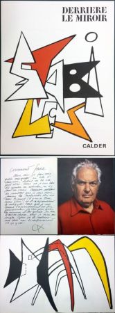 Illustrated Book Calder - CALDER. STABILES. Derrière le Miroir n° 141. 8 LITHOGRAPHIES ORIGINALES (1963)