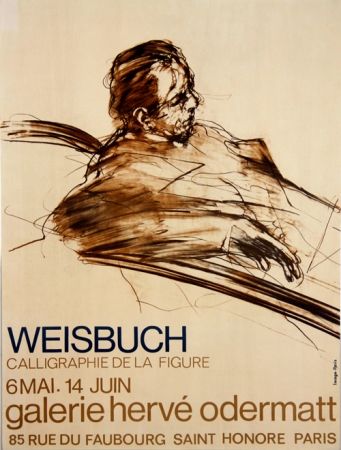 Lithograph Weisbuch - Calligraphie de la Figure 
