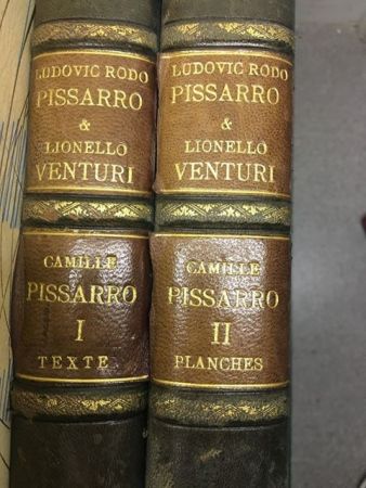 Illustrated Book Pissarro - CAMILLE PISSARRO, SA VIE SON ŒUVRE. Catalogue raisonné. 2 volumes.
