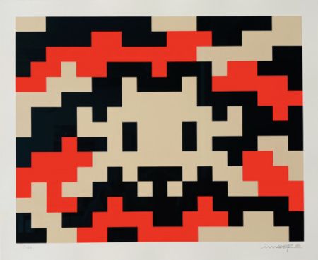 Screenprint Invader - CAMO M-3C-M2