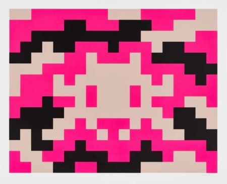 Screenprint Invader - CAMO XXL-3C-M1