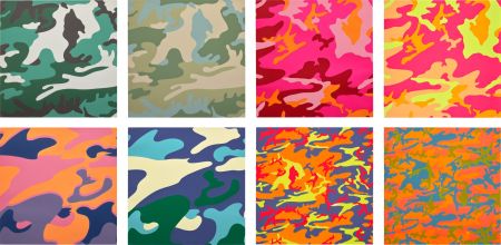 Screenprint Warhol - Camouflage Complete Portfolio