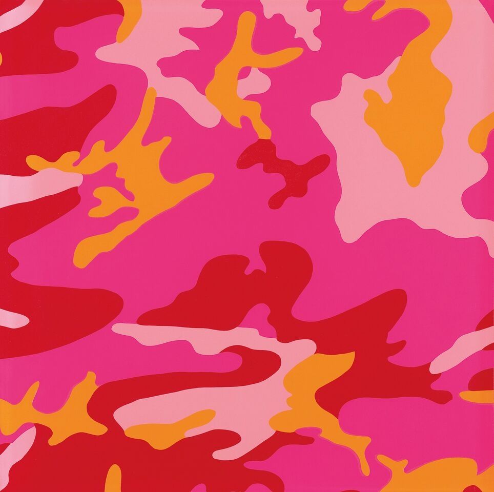 Screenprint Warhol - Camouflage FS II.408