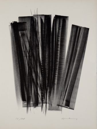Lithograph Hartung - Campagne de schiste (L 162), 1978 - Hand-signed