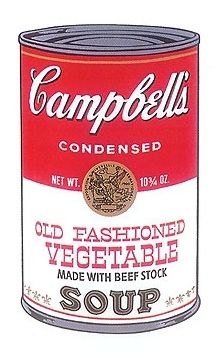 Screenprint Warhol - Campbell’s Old fashioned Vegetable Soup