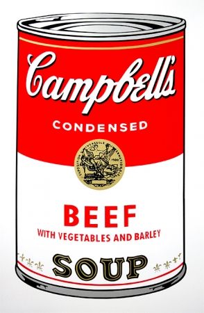Screenprint Warhol (After) - Campbell's Soup - Beef