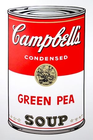 Screenprint Warhol (After) - Campbell's Soup - Green Pea