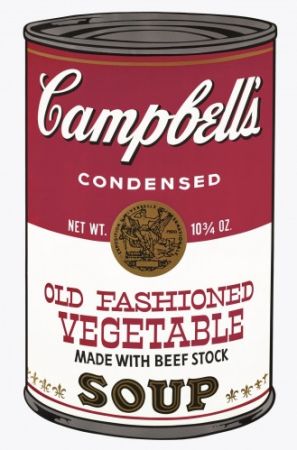 Screenprint Warhol - Campbell's Soup Can: Old Fashioned Vegetable