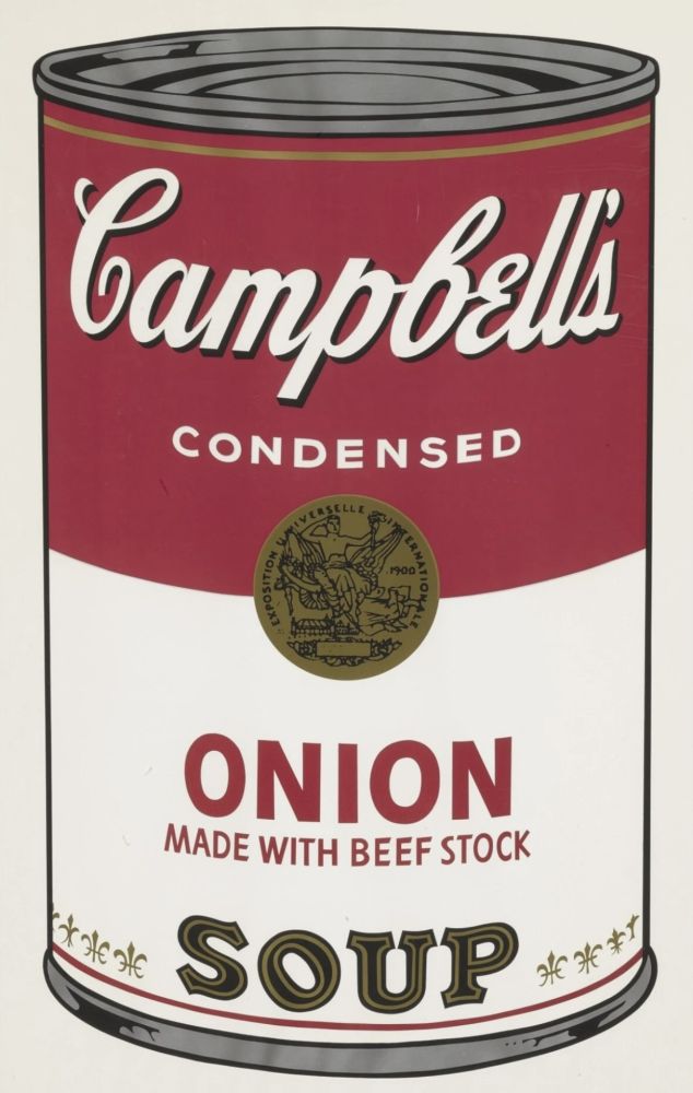 Screenprint Warhol - Campbell's Soup Can: Onion (F. & S. II.47)