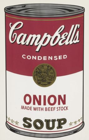 Screenprint Warhol - Campbell's Soup Can: Onion (F. & S. II.47)