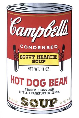 Screenprint Warhol - Campbell’s Soup Cans II: Hot Dog Bean 59 (AP)