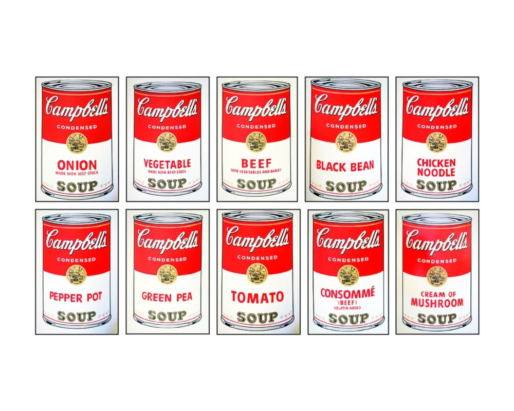 Screenprint Warhol - CAMPBELL'S SOUP COMPLETE PORTFOLIO I (Sunday B. Morning edition)