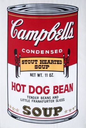 Screenprint Warhol - Campbell's Soup: Hot Dog Bean
