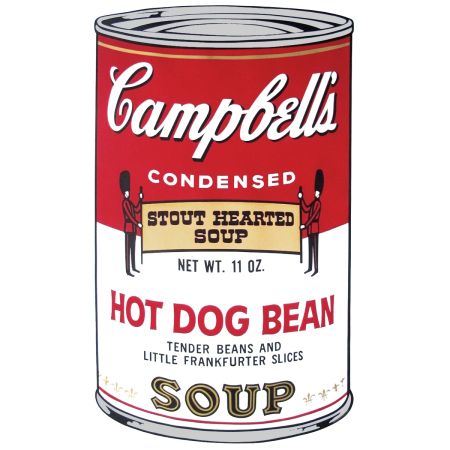 Screenprint Warhol - Campbell's Soup: Hot Dog Bean