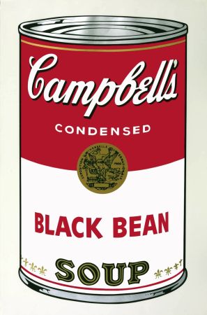 No Technical Warhol - Campbell's Soup I: Black Bean (FS II.44)
