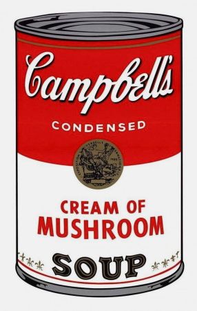 Screenprint Warhol - Campbell's Soup I: Cream of Mushroom