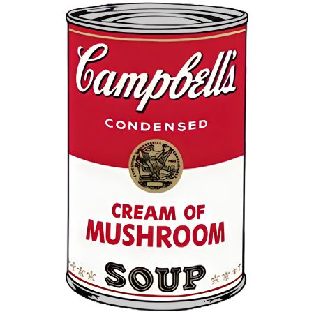 Screenprint Warhol - Campbell’s Soup I: Cream of Mushrooms