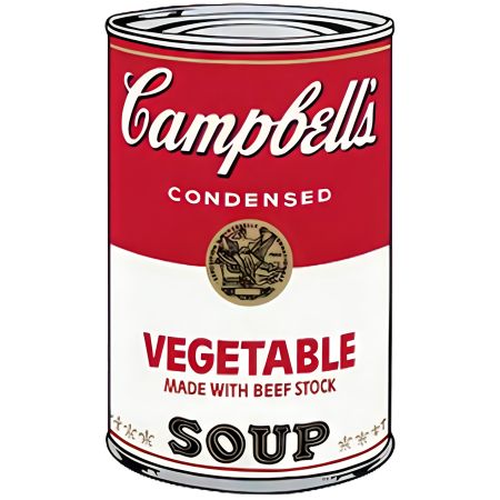 Screenprint Warhol - Campbell's Soup I: Vegetable (FS II.48)