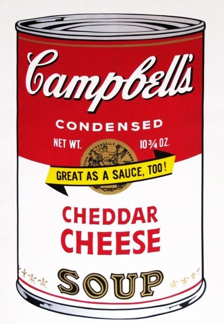 Screenprint Warhol - Campbell’s Soup II: Cheddar Cheese 