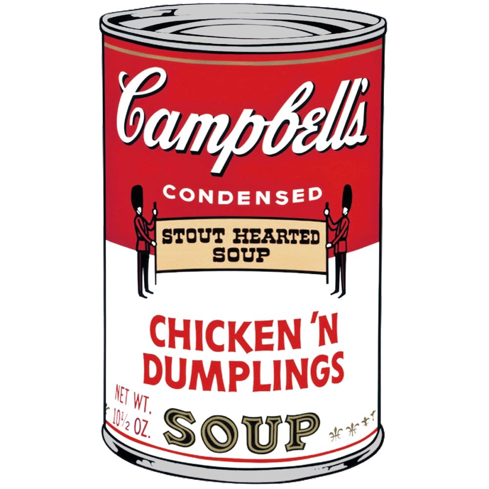 Screenprint Warhol - Campbells Soup II: Chicken N Dumplings (FS II.58)
