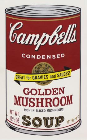 Screenprint Warhol - Campbell’s Soup II: Golden Mushroom (FS II.62)