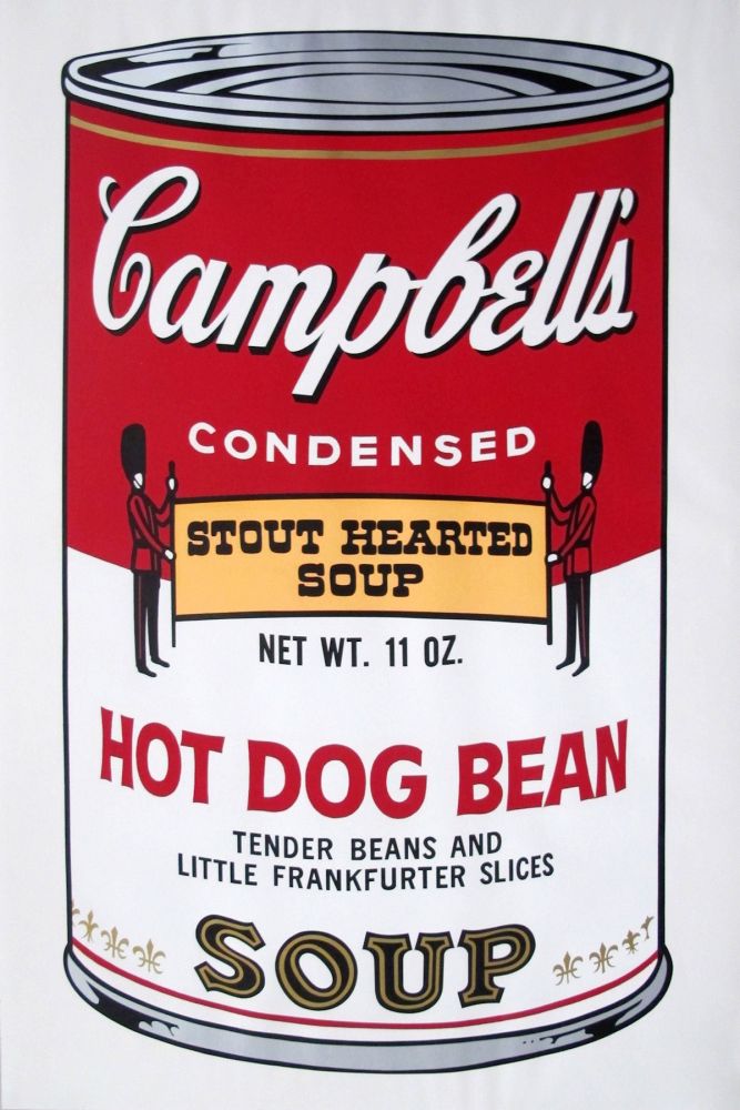 No Technical Warhol - Campbell’s Soup II: Hot Dog Bean (FS II.59)