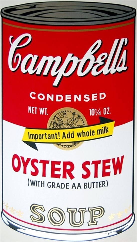 Andy Warhol, Oyster Stew from Campbell's Soup II, 1969, Screen Print (S)